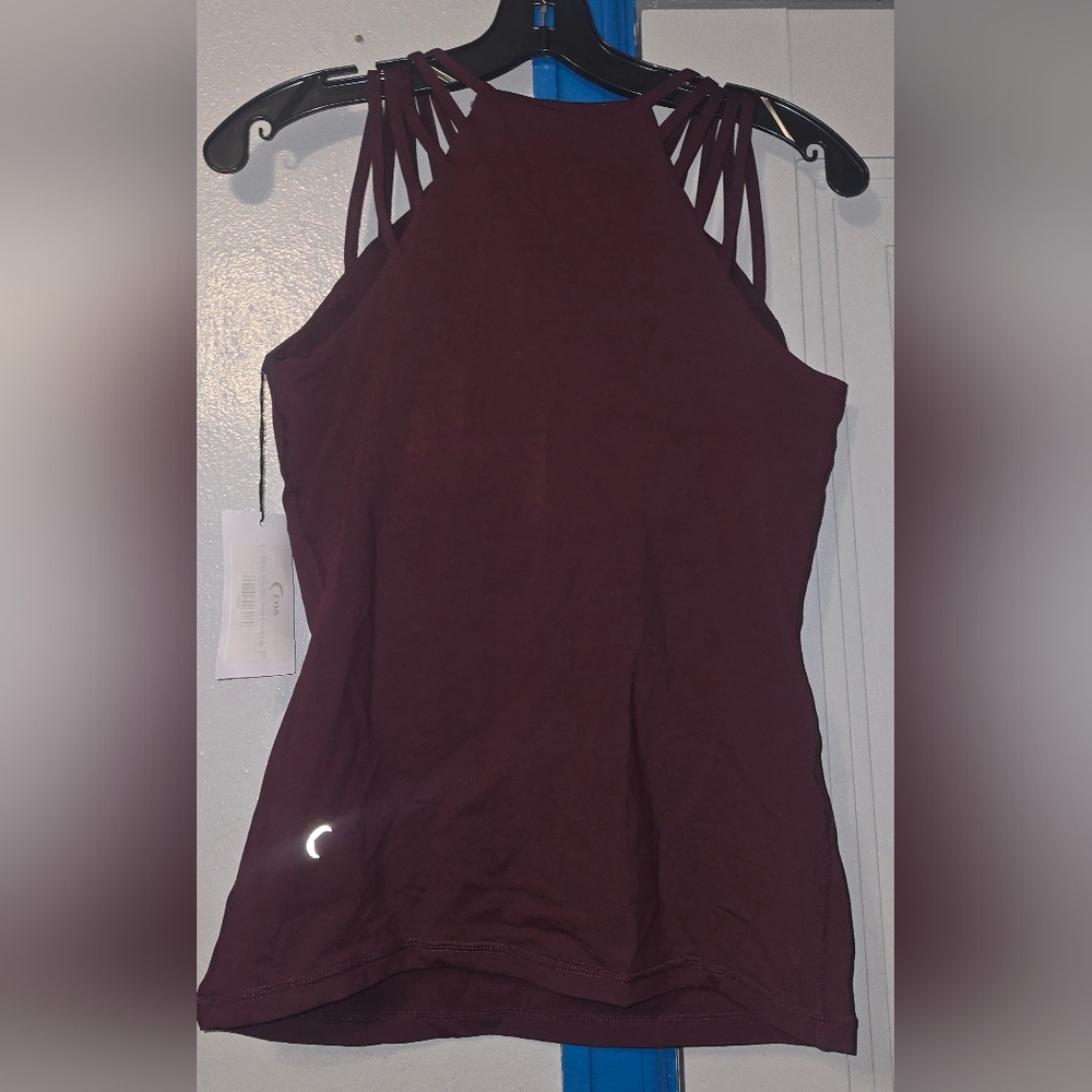 ZYIA Deep Burgundy Tank Top - Picture 2 of 4